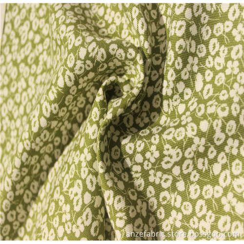 100%rayon twill printed fabric by lead fabric clothing